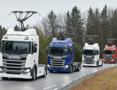 Seven More Scania Trucks to Be Delivered as German E-road Expands