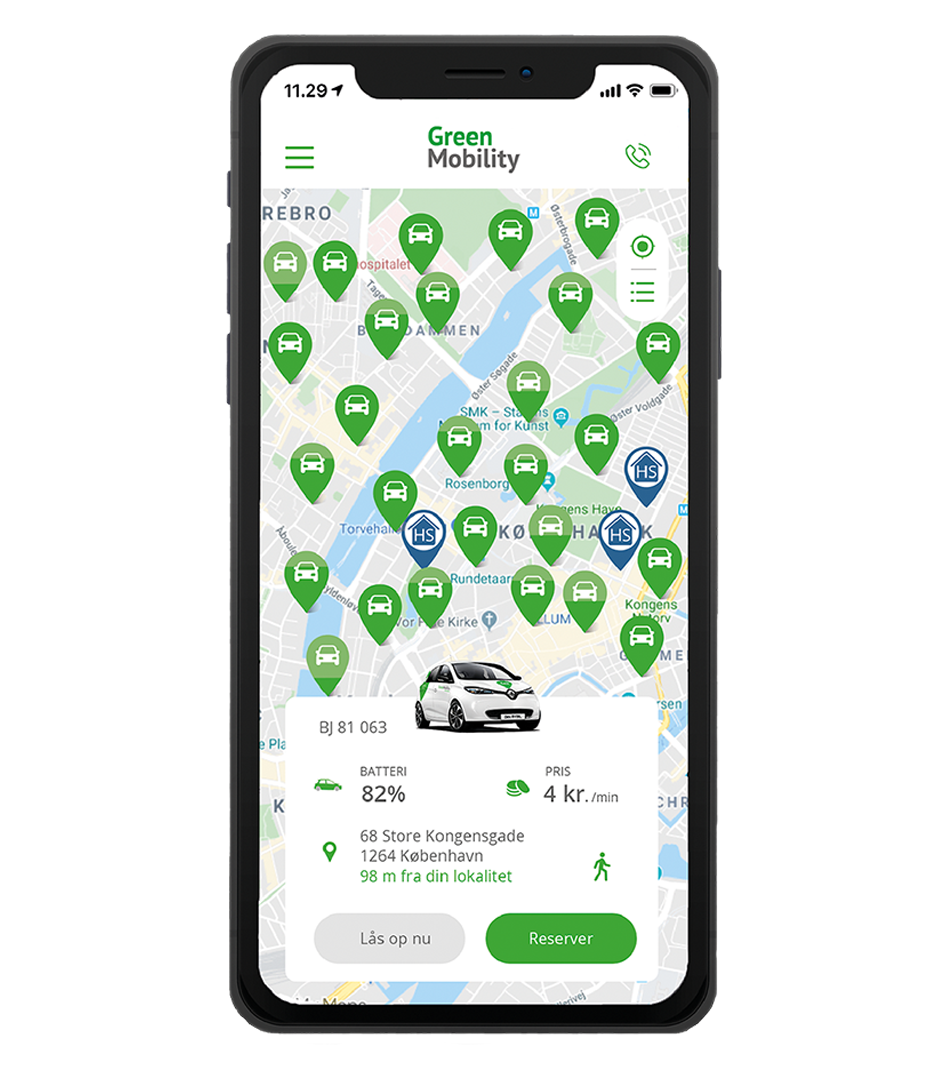 GreenMobility app