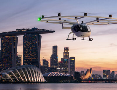Volocopter Commits to Launch Air Taxi Services in Singapore