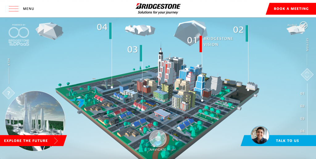 Bridgestone virtual city