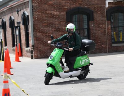 Lime Launches Electric Mopeds in New York City