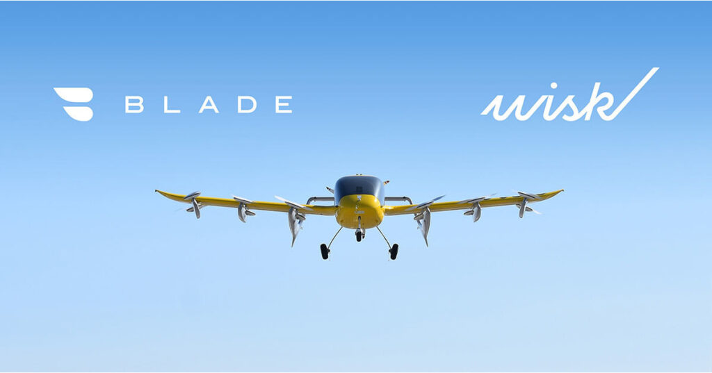 Wisk blade electric aircraft