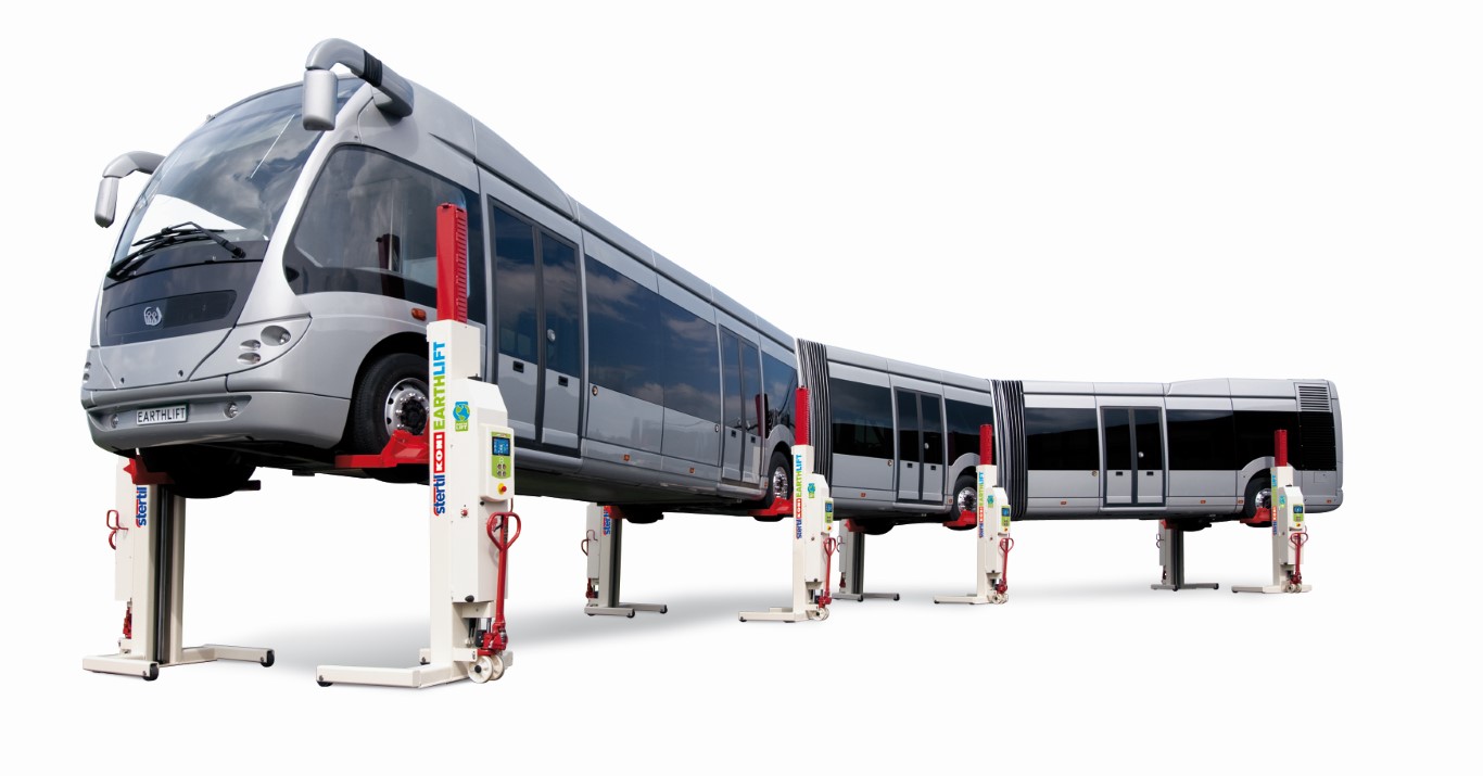 Stertil-Koni EARTHLIFT Mobile Column Lift - Articulated Bus