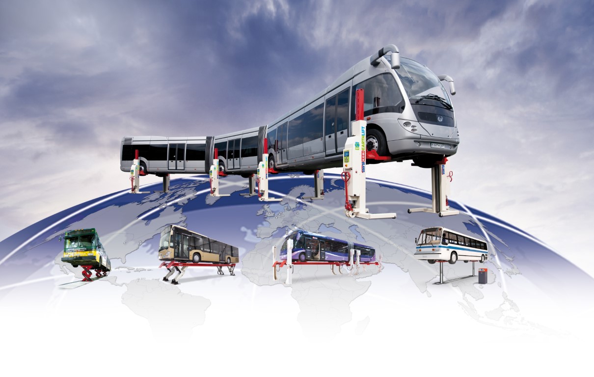 Stertil-Koni offers lifting solutions for any bus type and any bus model