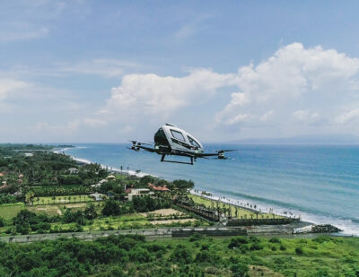 EHang 216 Completes Debut Flight Demo in Bali, Indonesia