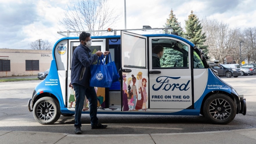 Ford Autonomous Delivery Vehicle