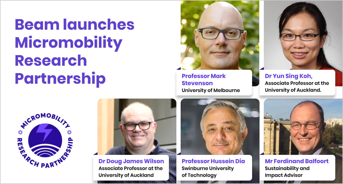 Beam Micromobility Research Partnership