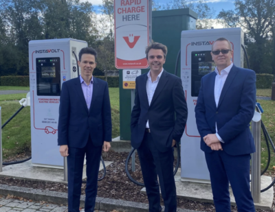 InstaVolt Chosen as Select Car Leasing’s Recommended EV Charger Provider