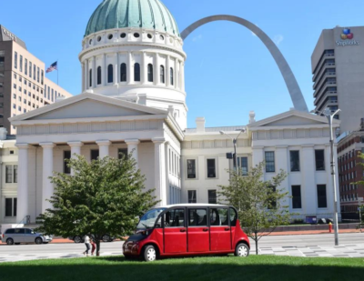 St. Louis Launches STL Downtown Link Electric Shuttle