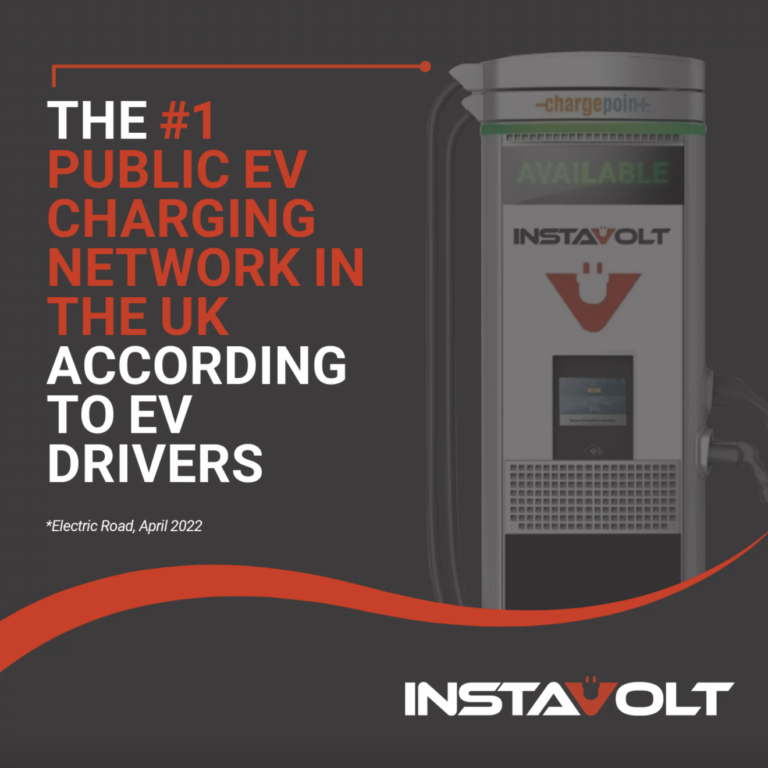 InstaVolt Named No. 1 Public EV Charging Network by Electric Road