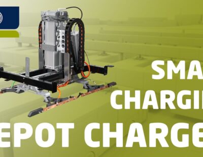 Schunk’s Latest Bus Charger: The Depot Charger SLS 301