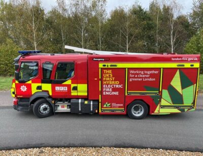 London Fire Brigade to Trial Hybrid-Electric Fire Engine
