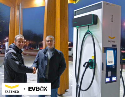 Fastned and EVBox to Install 400 kW EV Fast Charger