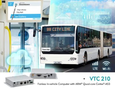The Fanless In-Vehicle Computer VTC 210 for Smart Traffic