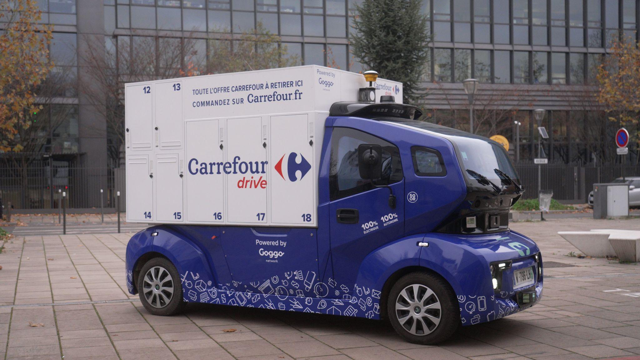 Carrefour autonomous shuttle