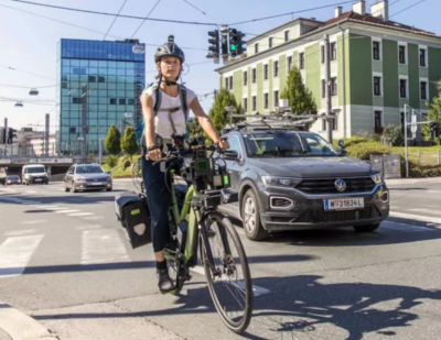 Connected Vehicle Technology and AI Increase Safety for Bikes