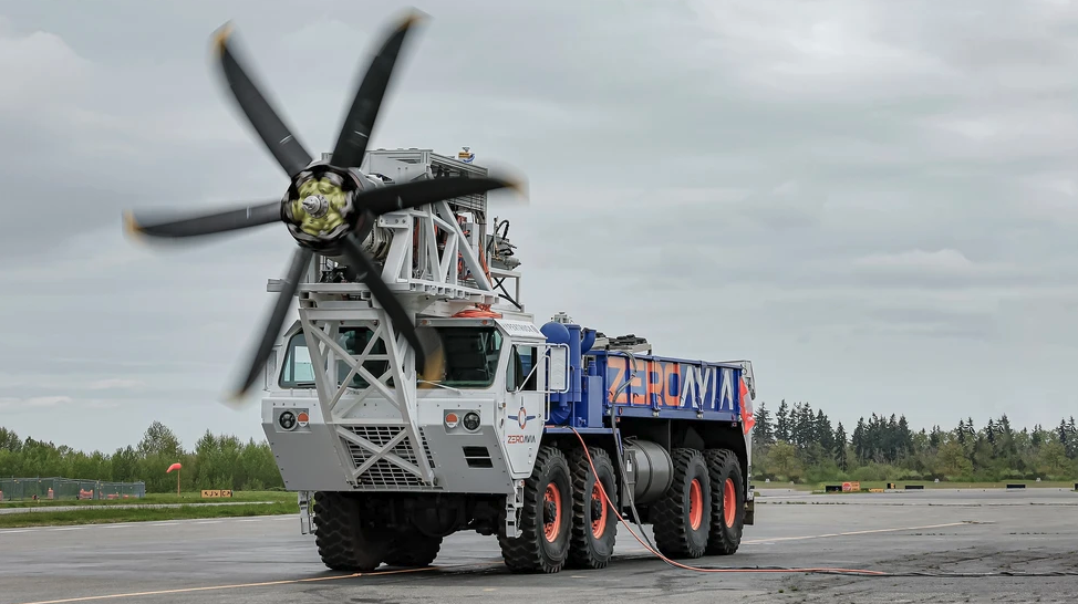 ZeroAvia has been testing its 1.8MW electric propulsion system configuration with the stock Dash 8-400 engine gearbox and propeller