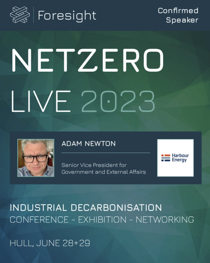 Foresight NetZero Live confirmed speaker Adam Newton