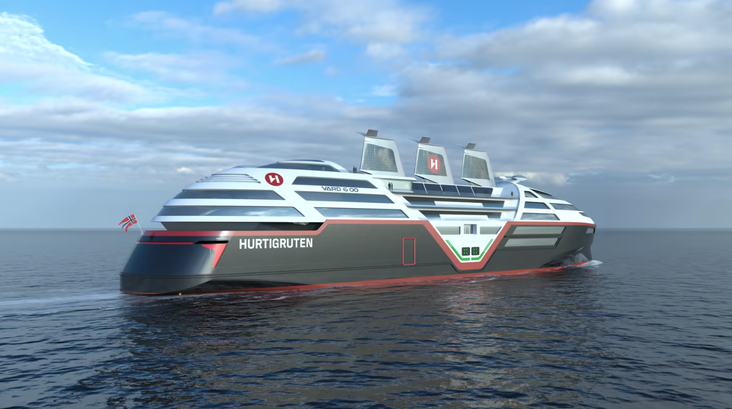 Visual concept of Hurtigruten Norway's Sea Zero initiative
