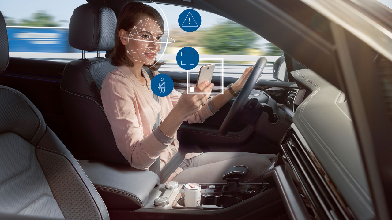 The interior monitoring system detects the driver's state and habits
