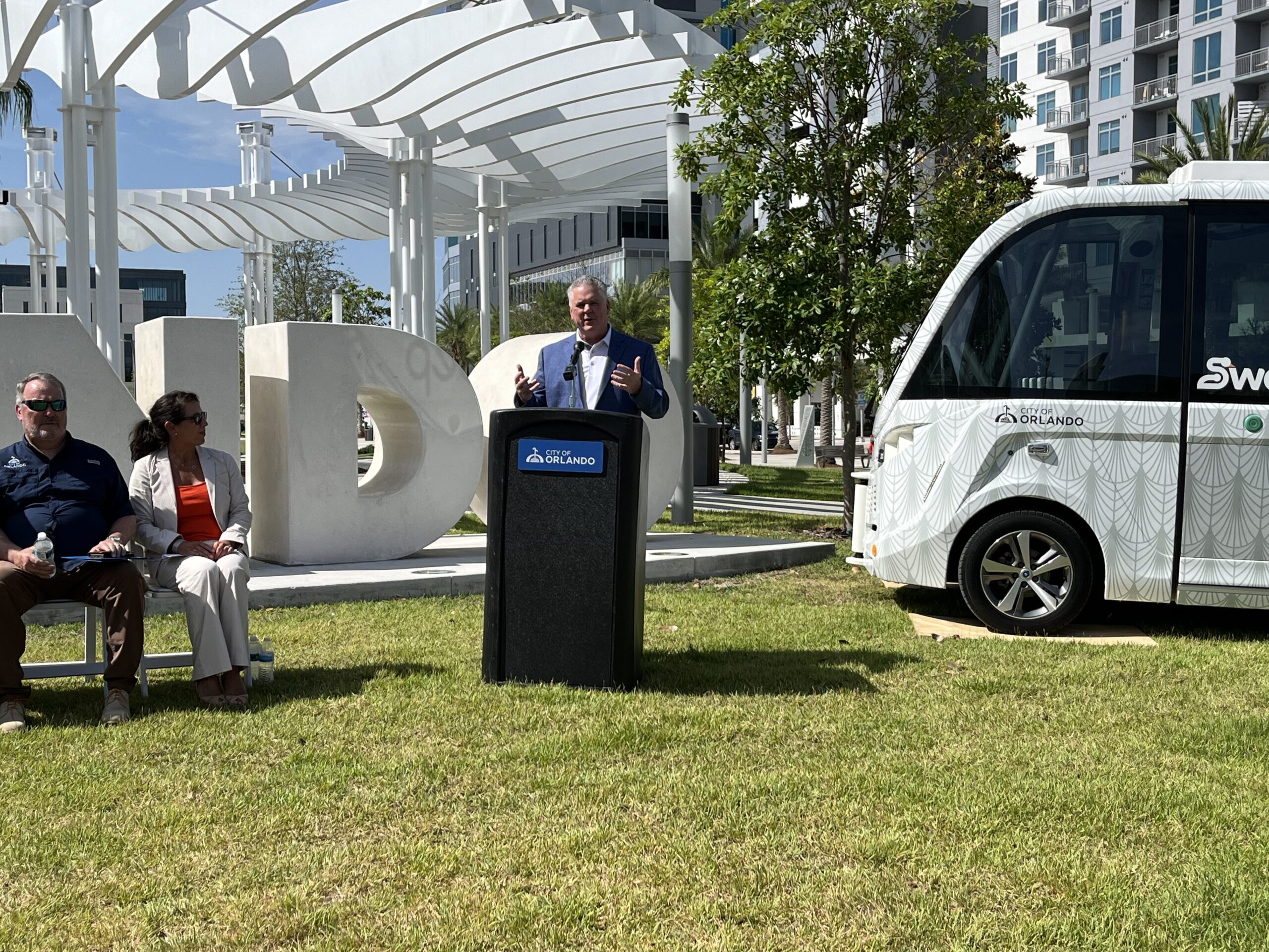 The SWAN Shuttle pilot will launch in Downtown Orlando’s Creative Village