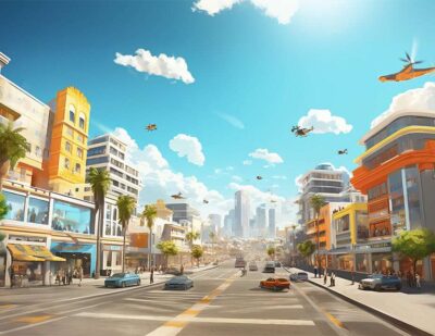 How Will a Modern City Actually Look With Urban Air Mobility?
