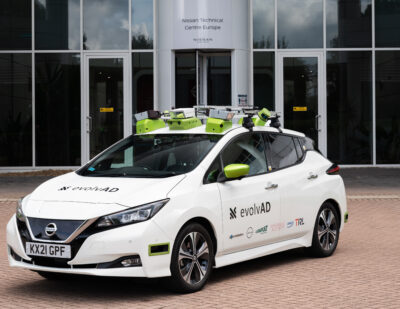 evolvAD to Test Autonomous Nissan LEAF Vehicles on Complex UK Roads