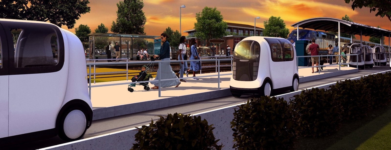 Glydways is an automated personal rapid transit system (PRT) that provides on-demand, high capacity service moving riders in purpose-built autonomous vehicles