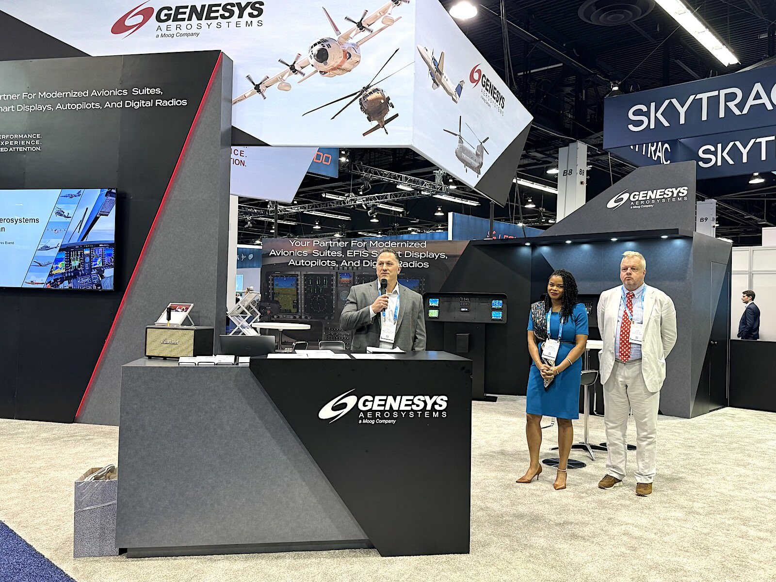 Genesys stand at HAI annual Heli-Expo