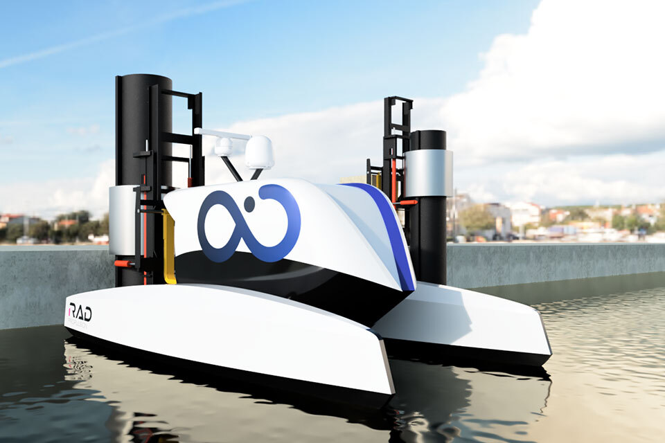 Winning projects include the development of a futuristic self-driving parcel boat – designed to deliver by river