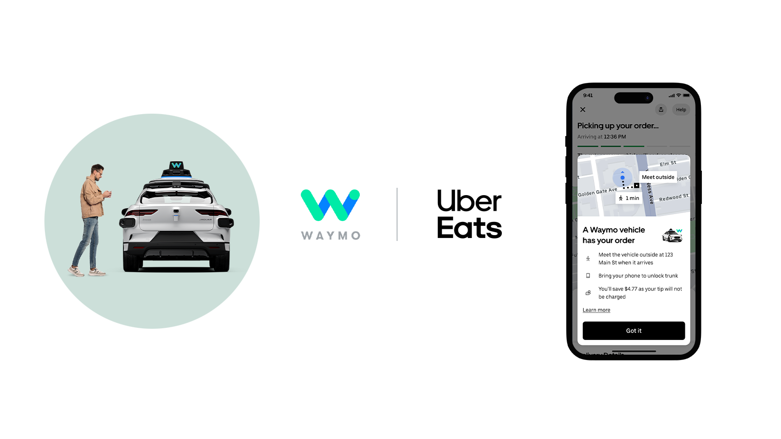 Phoenix residents can now experience Uber Eats delivery with the Waymo Driver