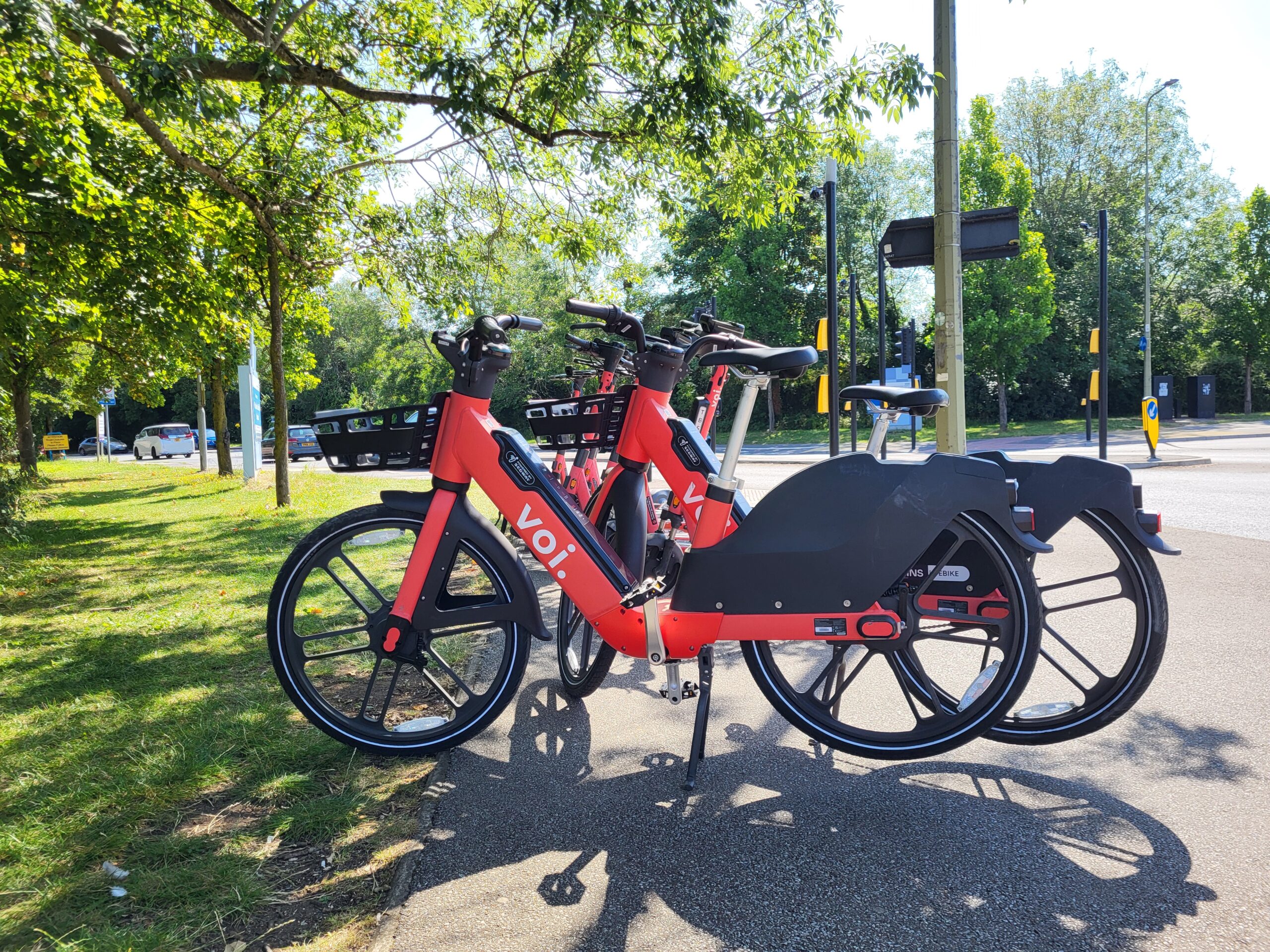 E-bikes on Headley Way, Oxford