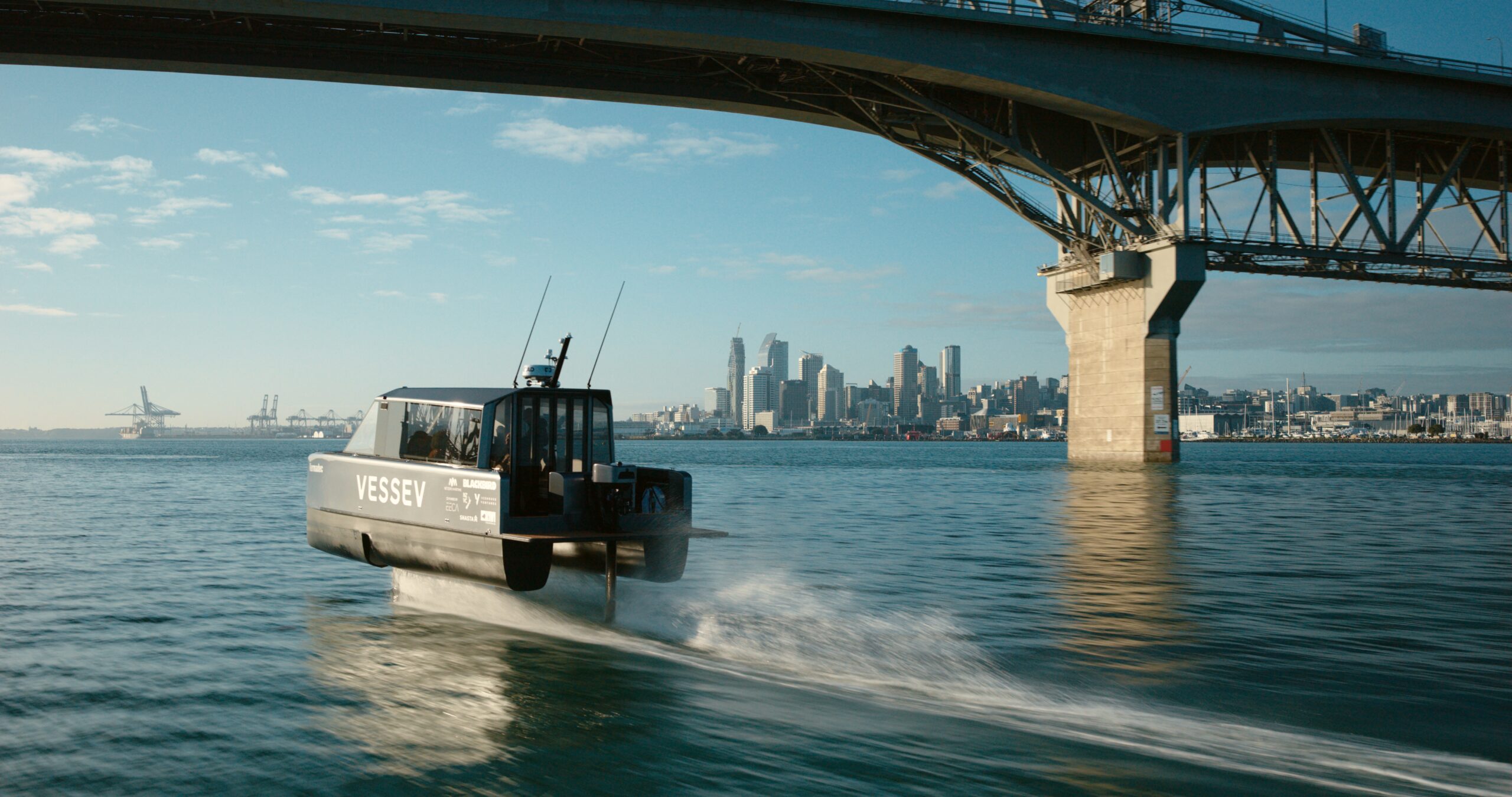 The VS—9 hydrofoling ferry 