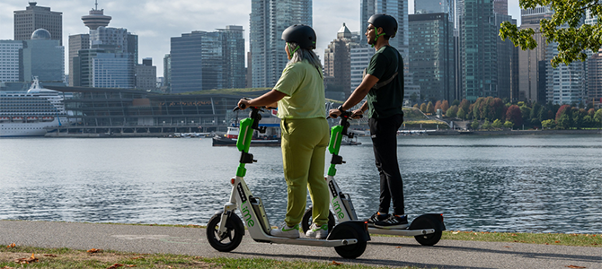 Lime launches e-scooters in Vancouver