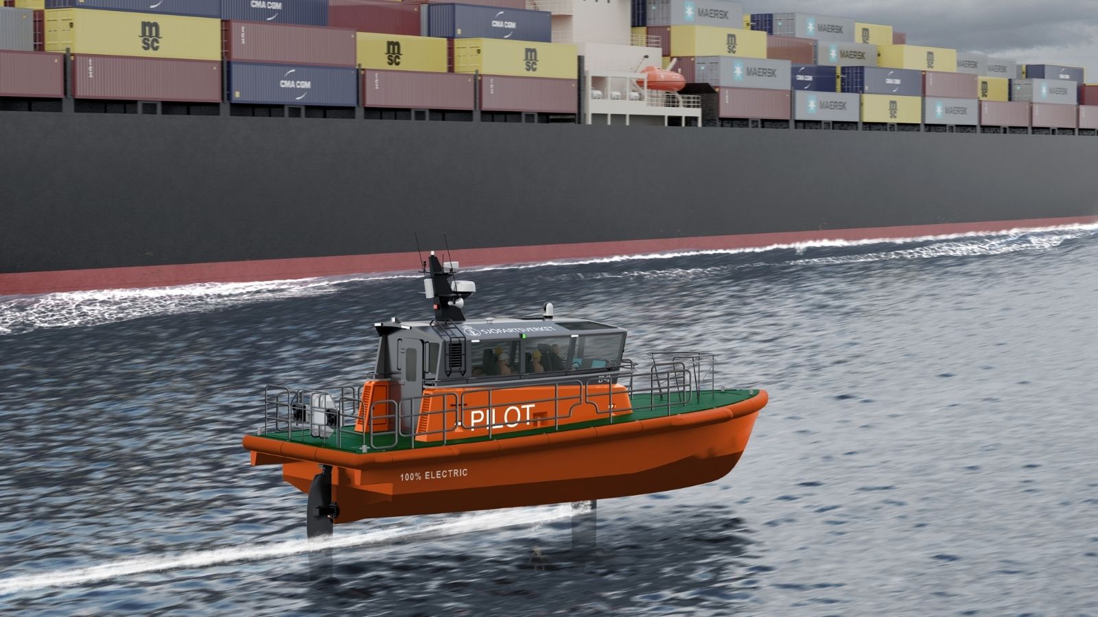 The fully electric Pilot boat concept