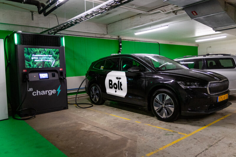 The EV charging hub will service drivers offering ride-hailing services on Bolt platform