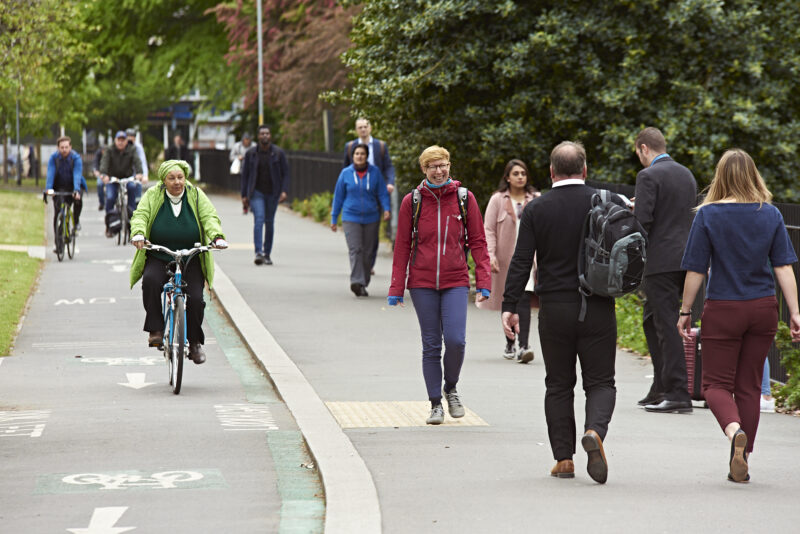 Bee Network enabling more people to walk or cycle and leave the car at home