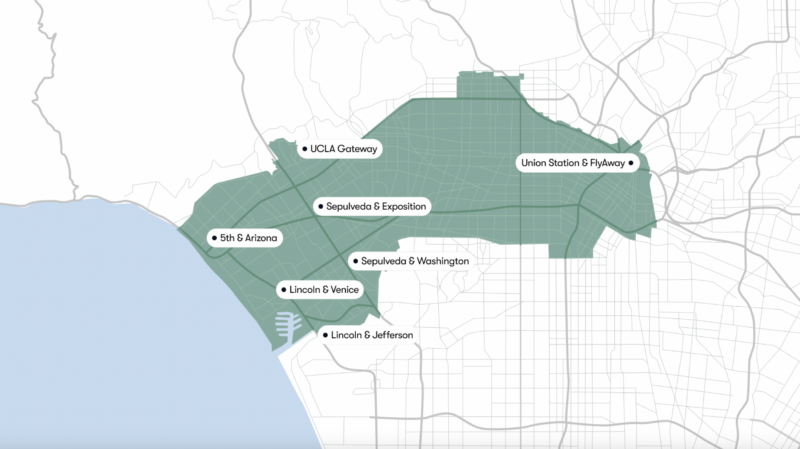 Included transit stations