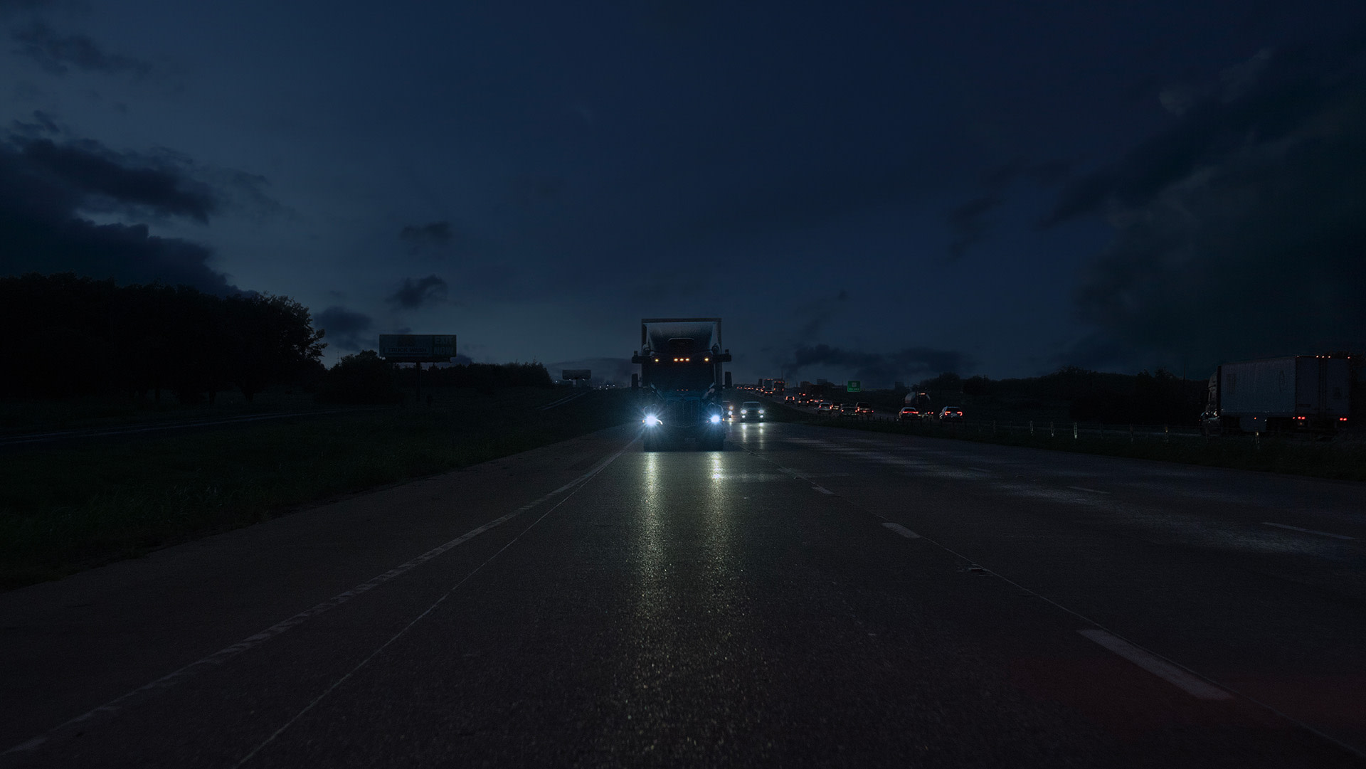 Due to low visibility and driver fatigue, a disproportionate 37% of fatal crashes involving large trucks occur at night. The Aurora Driver reliably sees and understands the world around it day and night without ever getting tired.