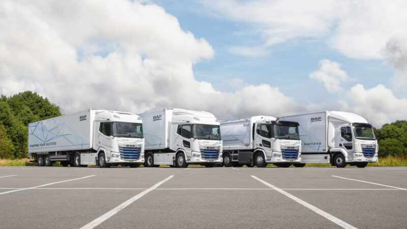 DAF's electric trucks