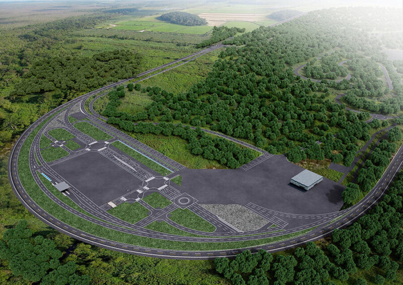 Autonomous driving test course to be built within IHPG