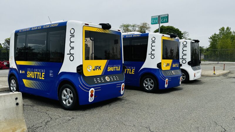 Autonomous shuttles at JFK Airport