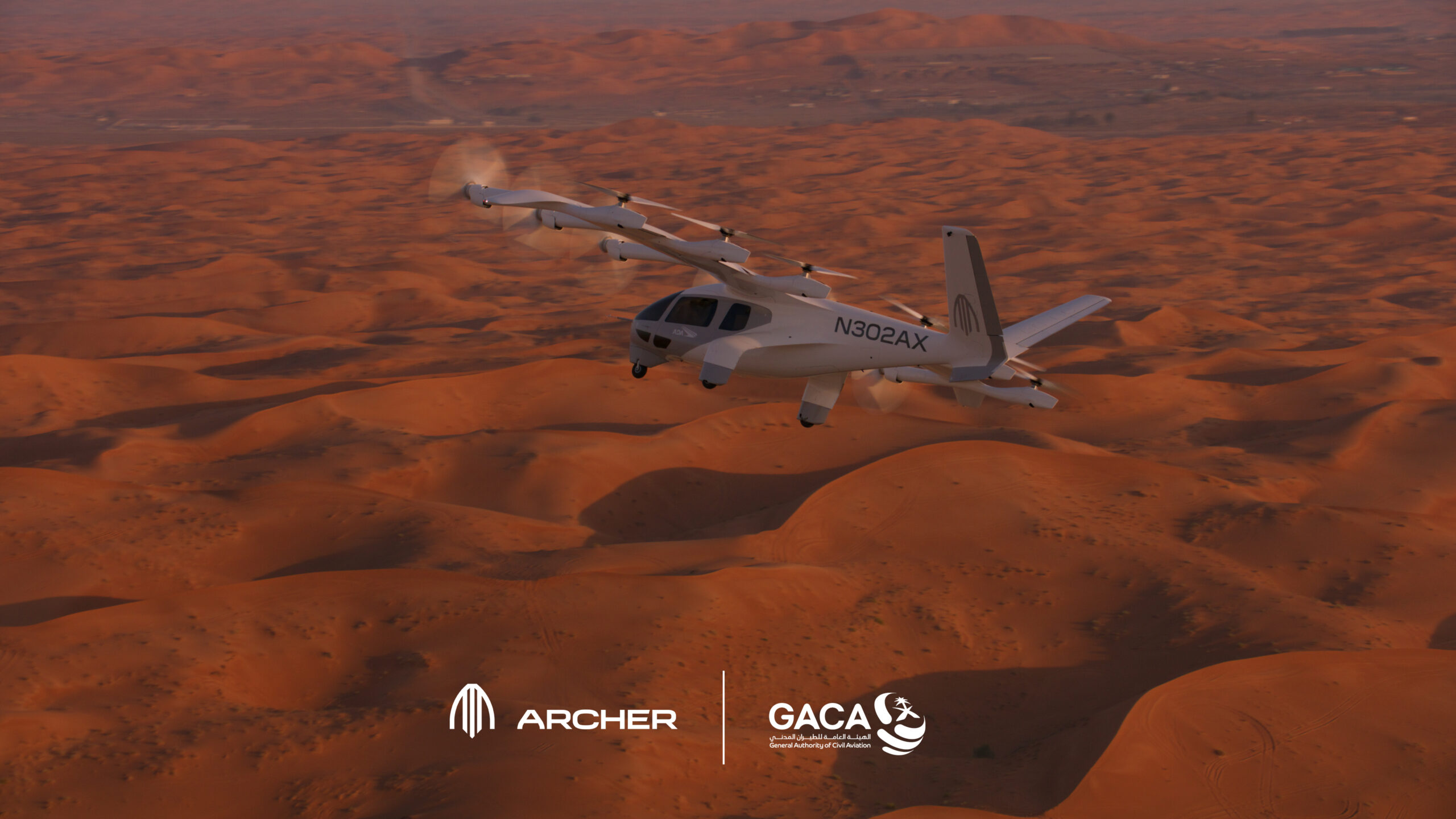 Archer & Saudi Arabian Civil Aviation Authority to Accelerate eVTOL Deployment
