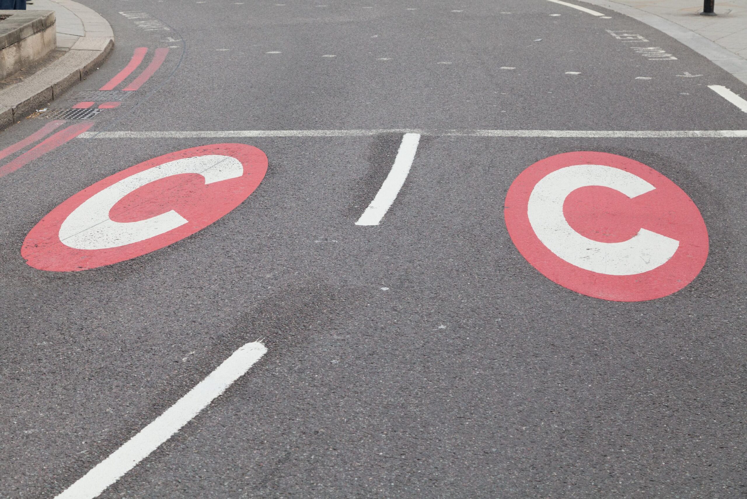 Two congestion charge lanes