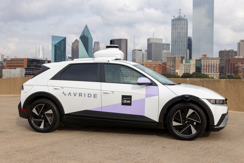 An Avride Robotaxi in Dallas