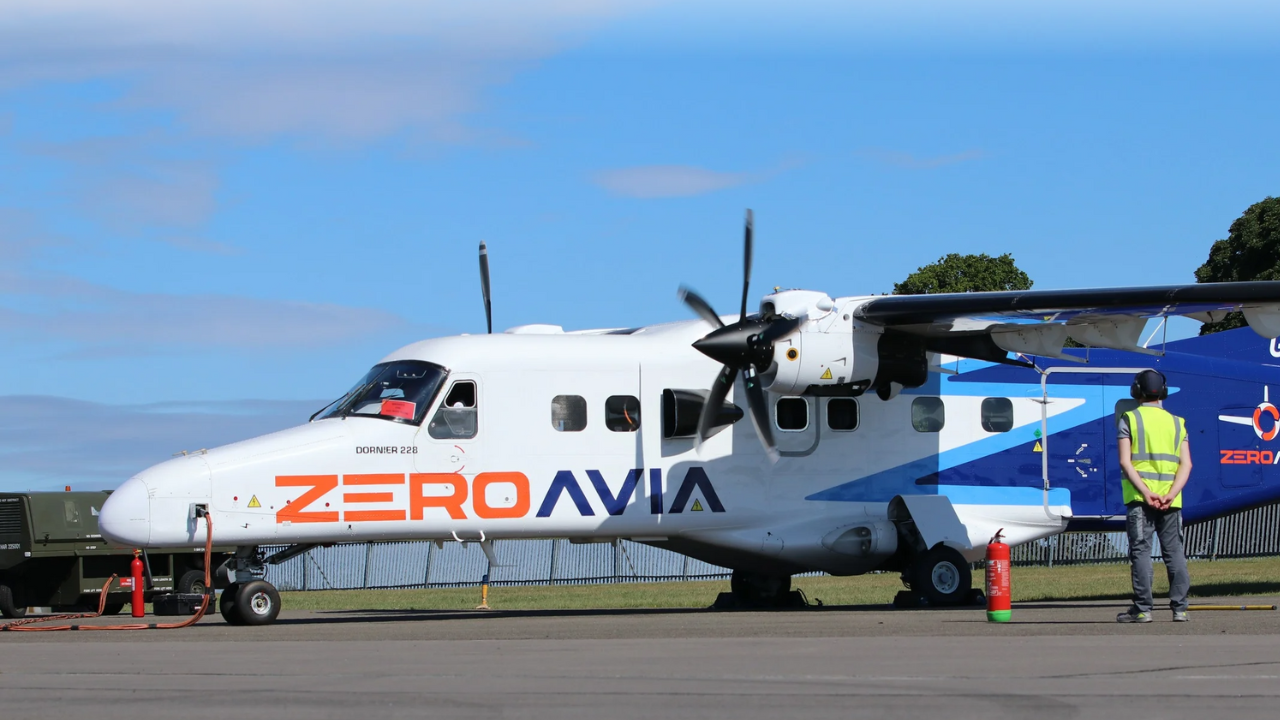 A ZeroAvia aircraft