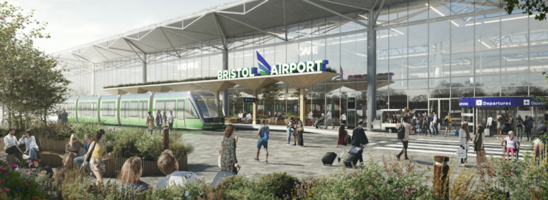 West of England to Develop Mass Transit Rail Link to Bristol Airport