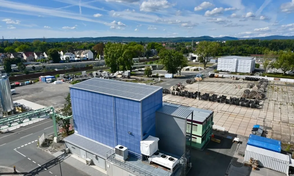 CAPHENIA's plasma Boudouard reactor in the Frankfurt-Höchst industrial park