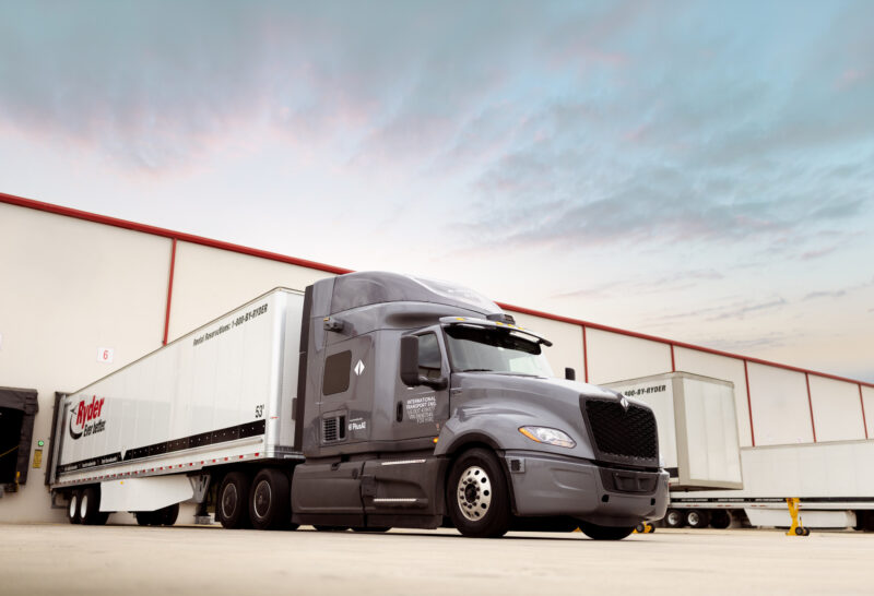 Ryder is the inaugural customer to participate in International's autonomous fleet trial programme