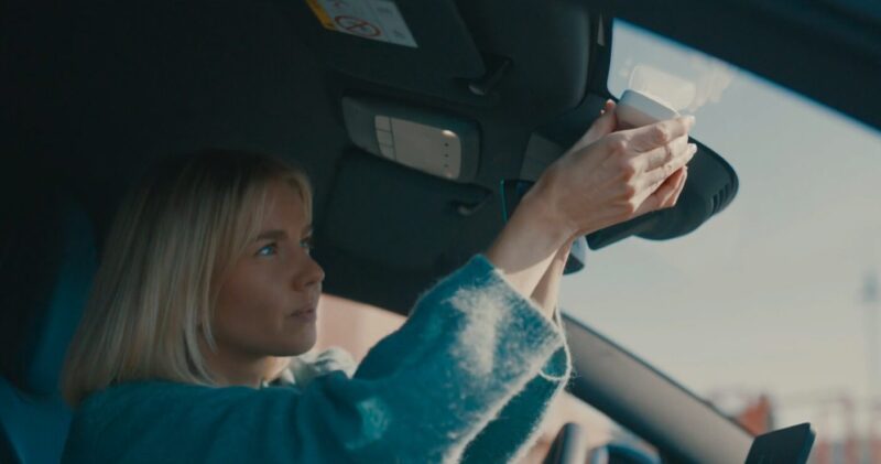 Q-Free’s in-vehicle device for Road User Charging: Easy installation, long battery life and built with data security and GDPR at its core. Photo: RUC video by Moxy.